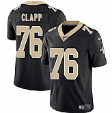 Men & Women & Youth New Orleans Saints #76 Will Clapp Black 2025 Vapor Limited Stitched Jersey,baseball caps,new era cap wholesale,wholesale hats